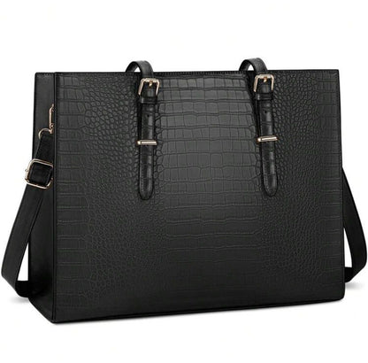 Large Elegant Laptop/Work Bag - Green/Black Animal