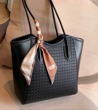 Embossed Scarf Tote