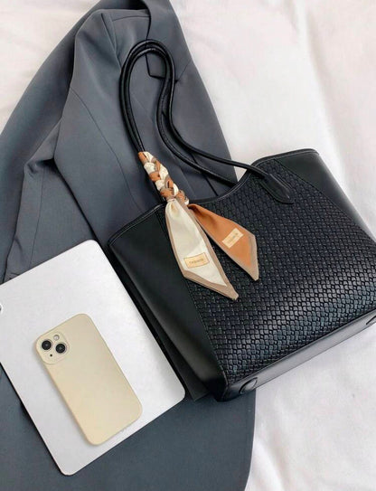 Embossed Scarf Tote