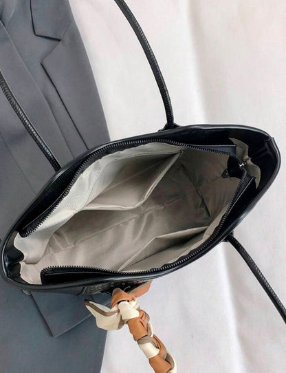 Embossed Scarf Tote